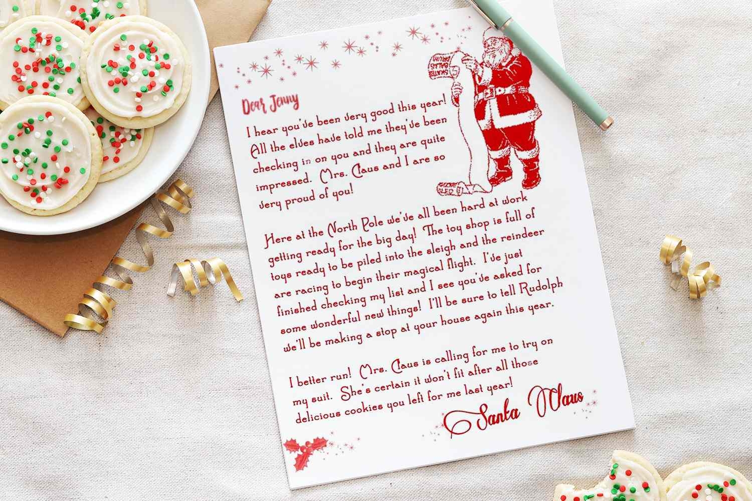 15 Free Letter From Santa Templates 15 Free Letter From Santa Templates