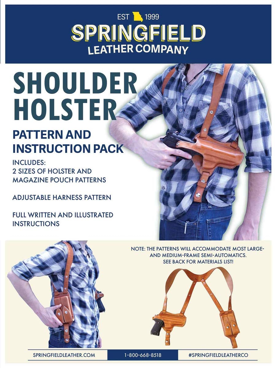 Amazon SLC Two Shoulder Holster Sewing Pattern With Instructions 2 Holster Sizes Arts Crafts Sewing