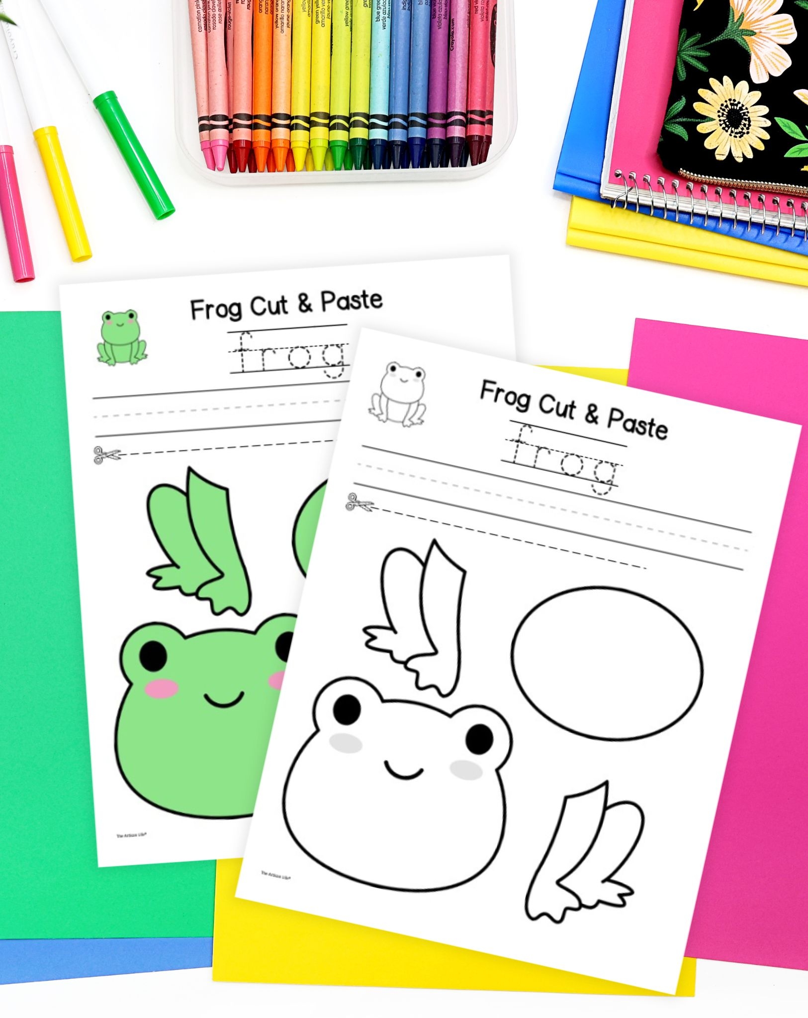Printable Frog Template
