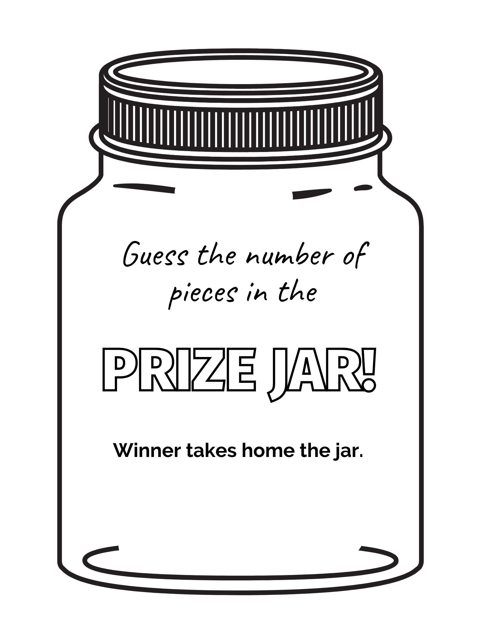 Candy Jar Game Free Printables Piano With Lauren