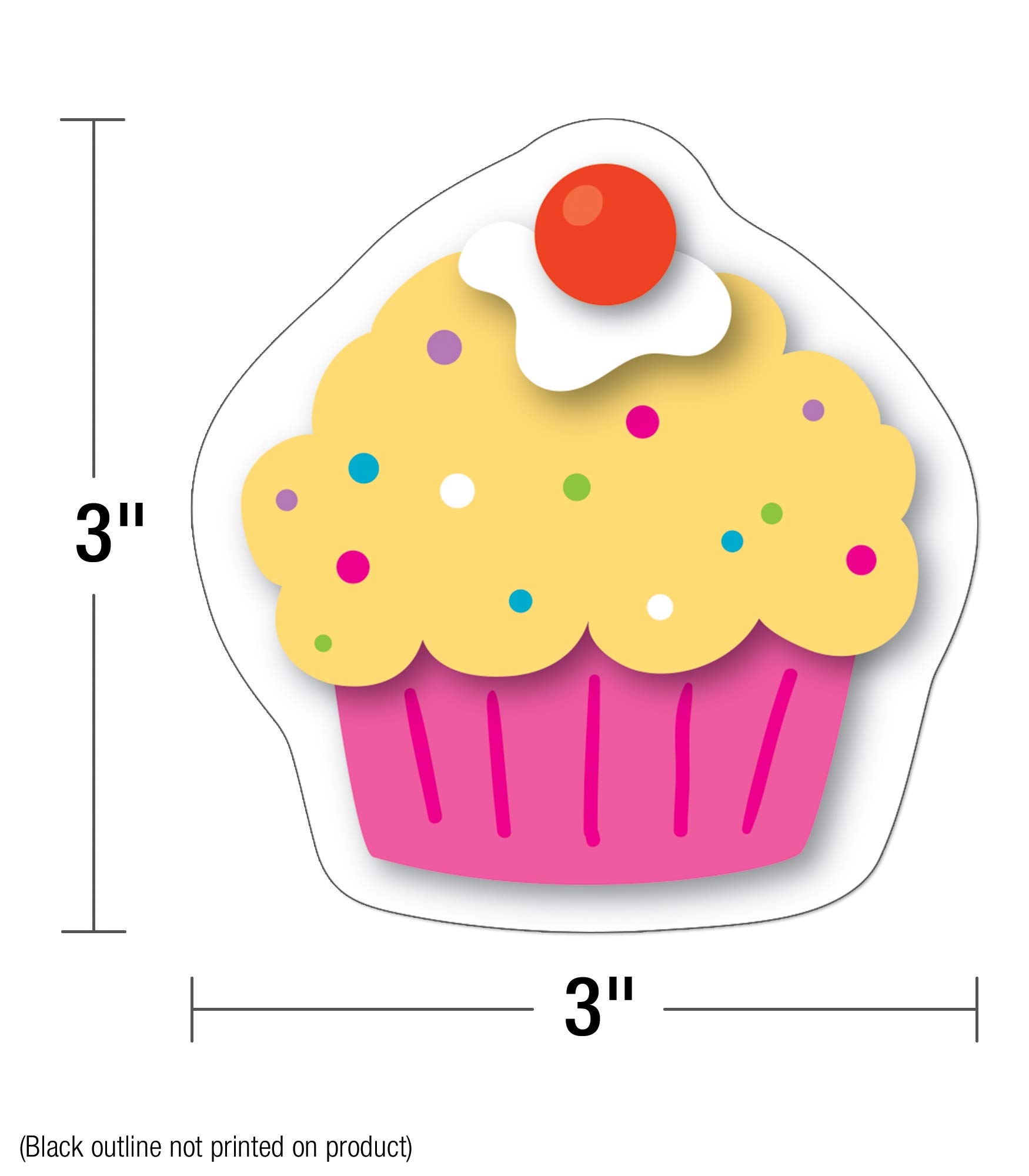 Carson Dellosa 36 Cardstock Colorful Cupcakes Cutouts Birthday Bulletin Board Decorations Cupcake Cutouts For Bulletin Boards Birthday Cupcake Cutouts For Birthdays Happy Birthday Classroom D cor Carson Dellosa Publishing Company Inc Amazon ca 