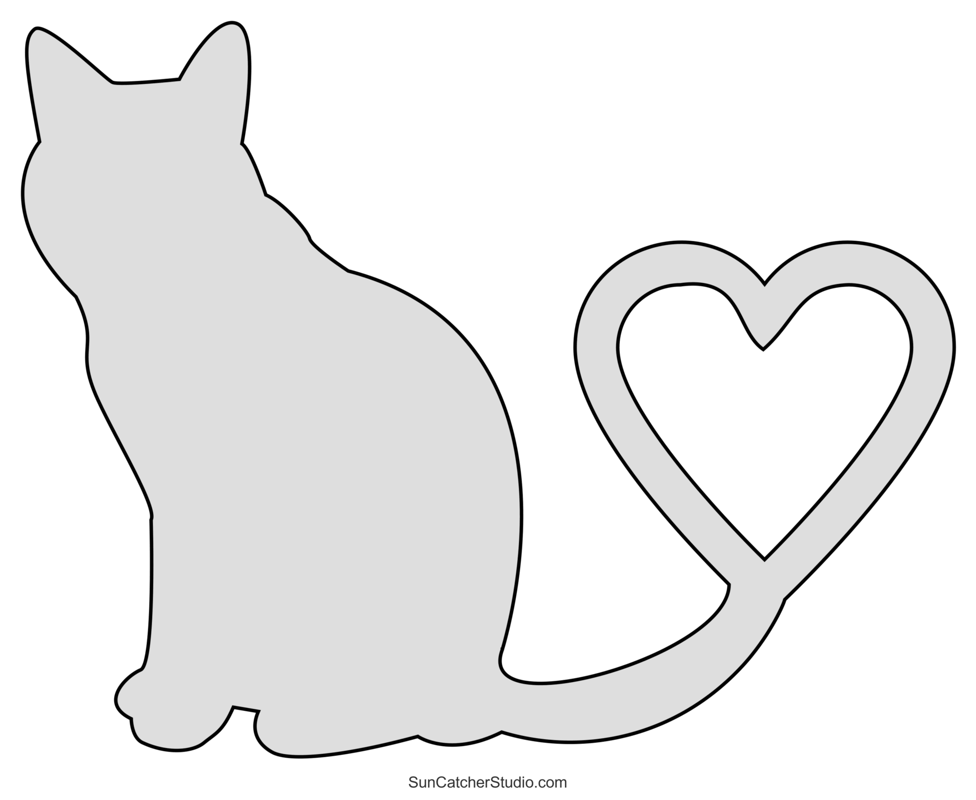 Cat Patterns Templates Stencils Clip Art And Silhouettes Free Printables Monograms Design Tools Patterns DIY Projects