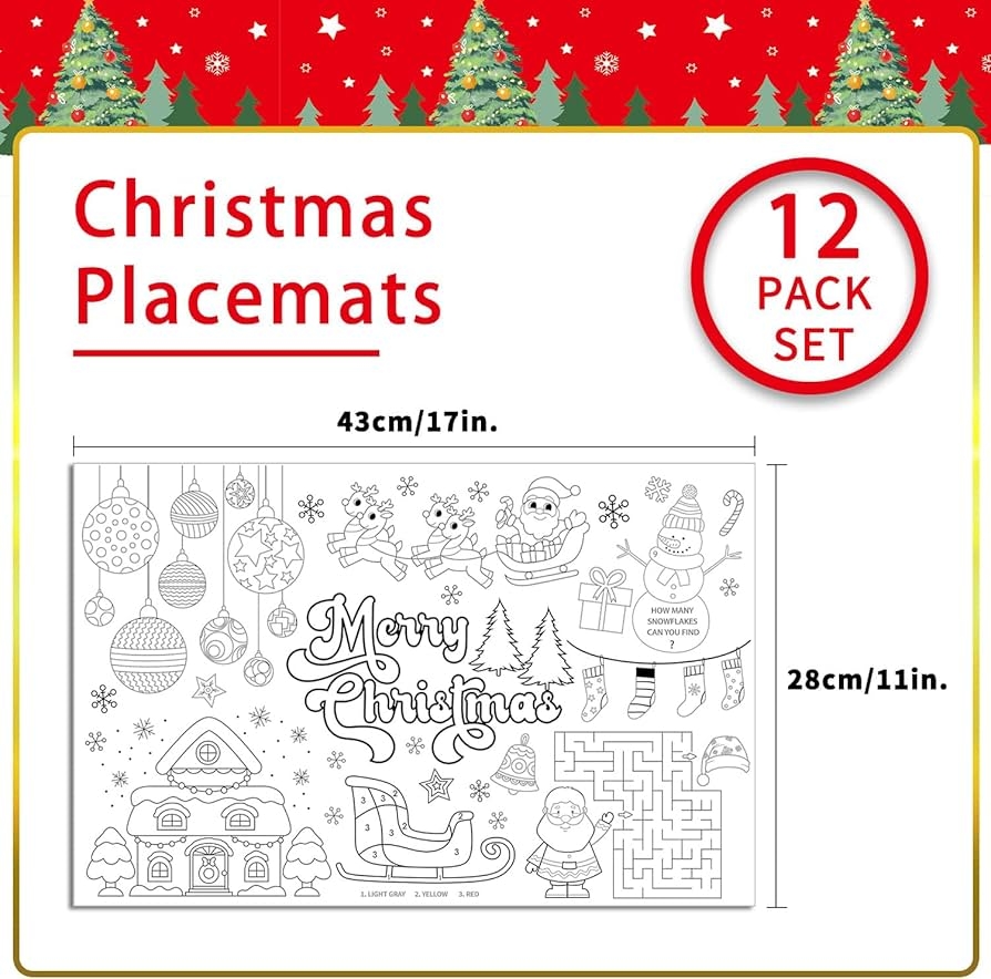 Printable Placemats Templates