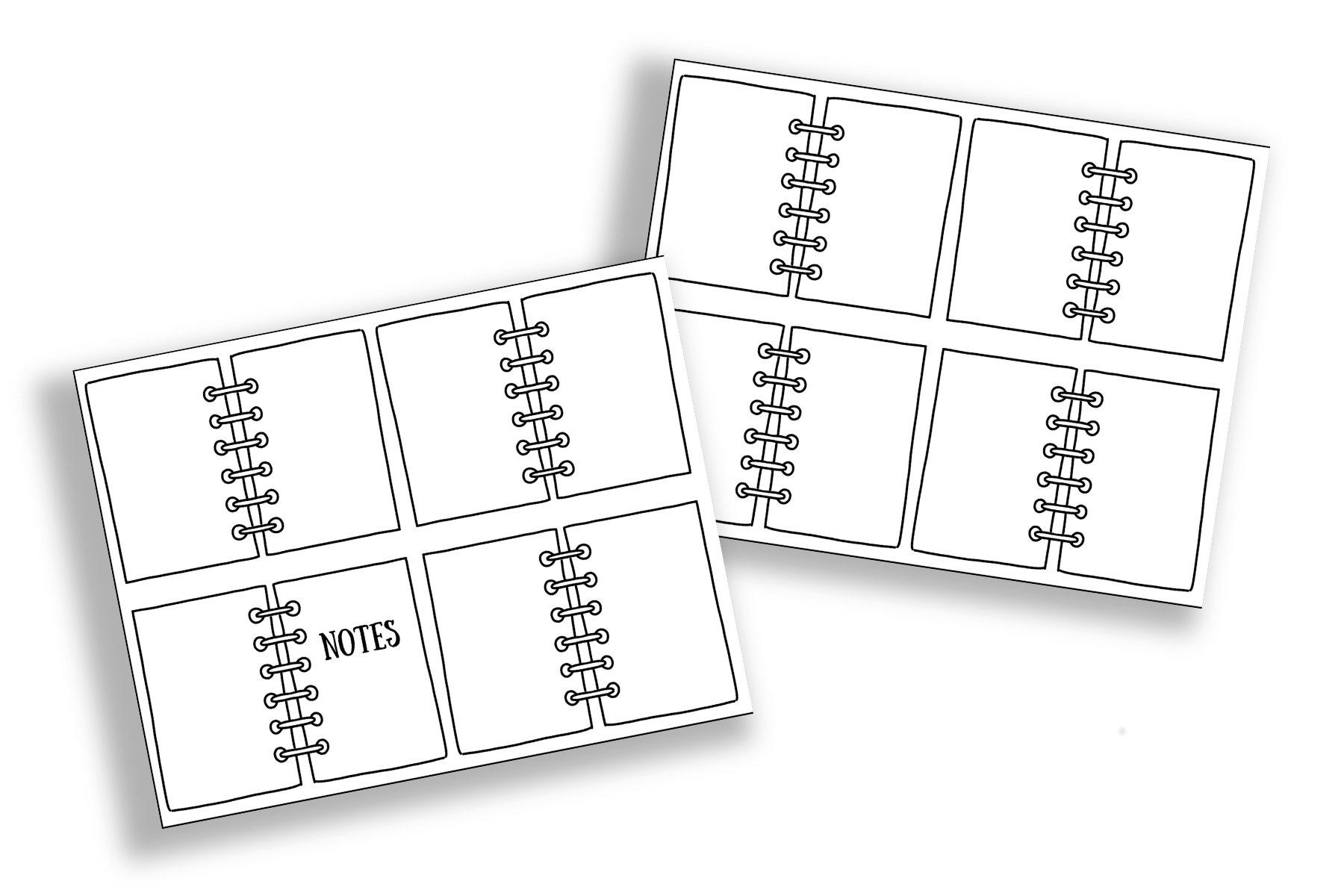 Printable Notebook Template