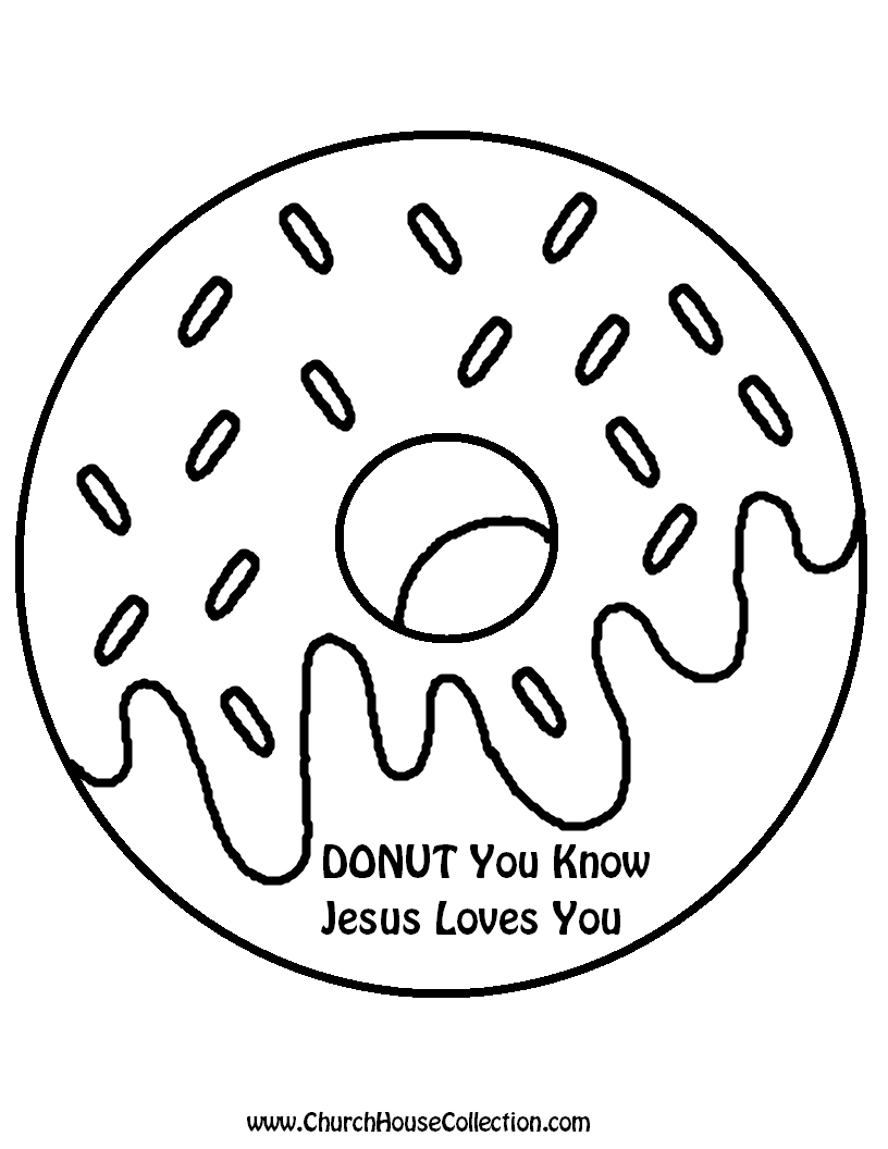 Printable Donut Template