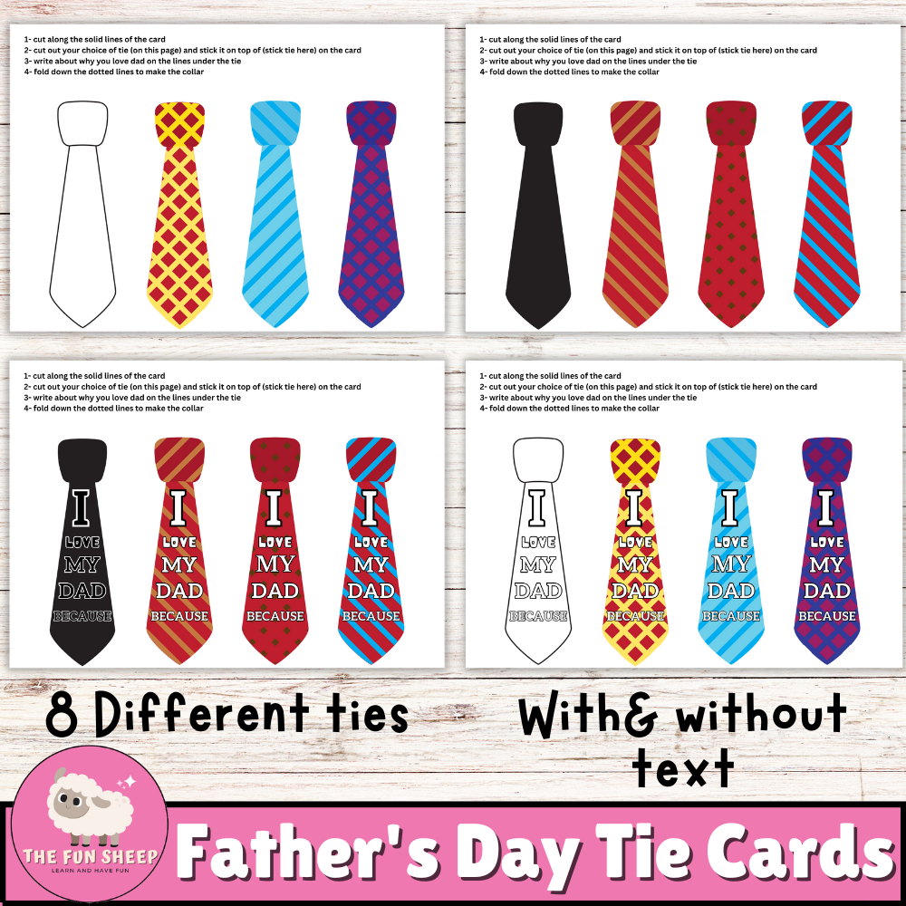 Father s Day Tie Cards Shirt Tie Card Craft Necktie Greeting Card For Dad Made By Teachers