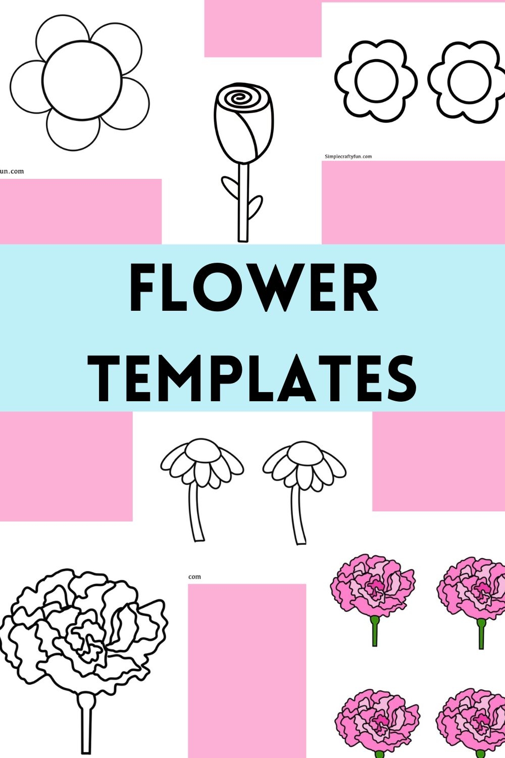 Flower Pattern Template Printable