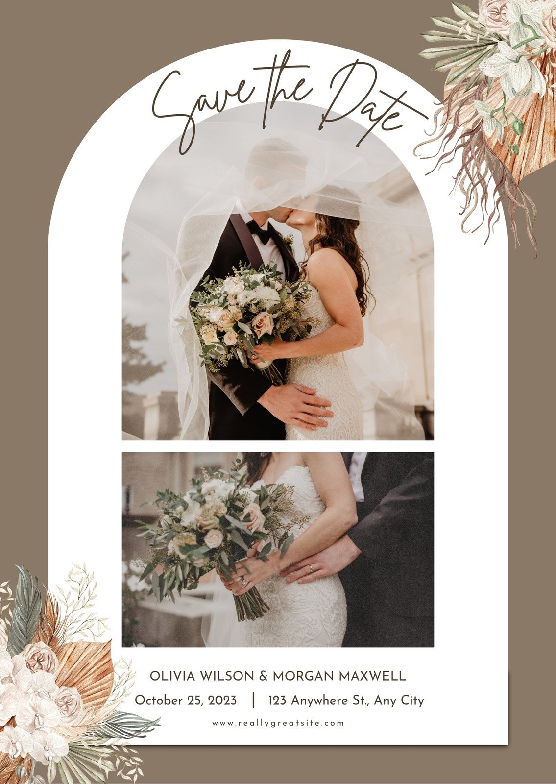 Free Custom Printable Wedding Announcement Templates Canva Free Custom Printable Wedding Announcement Templates Canva