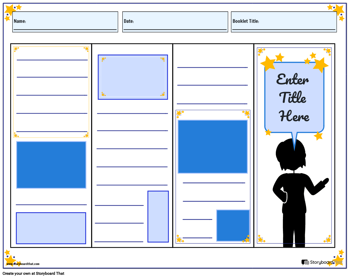 Free Printable Booklet Templates Online Booklet Maker