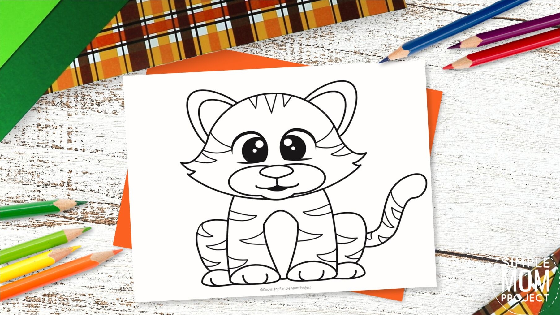 Free Printable Cat Template Simple Mom Project