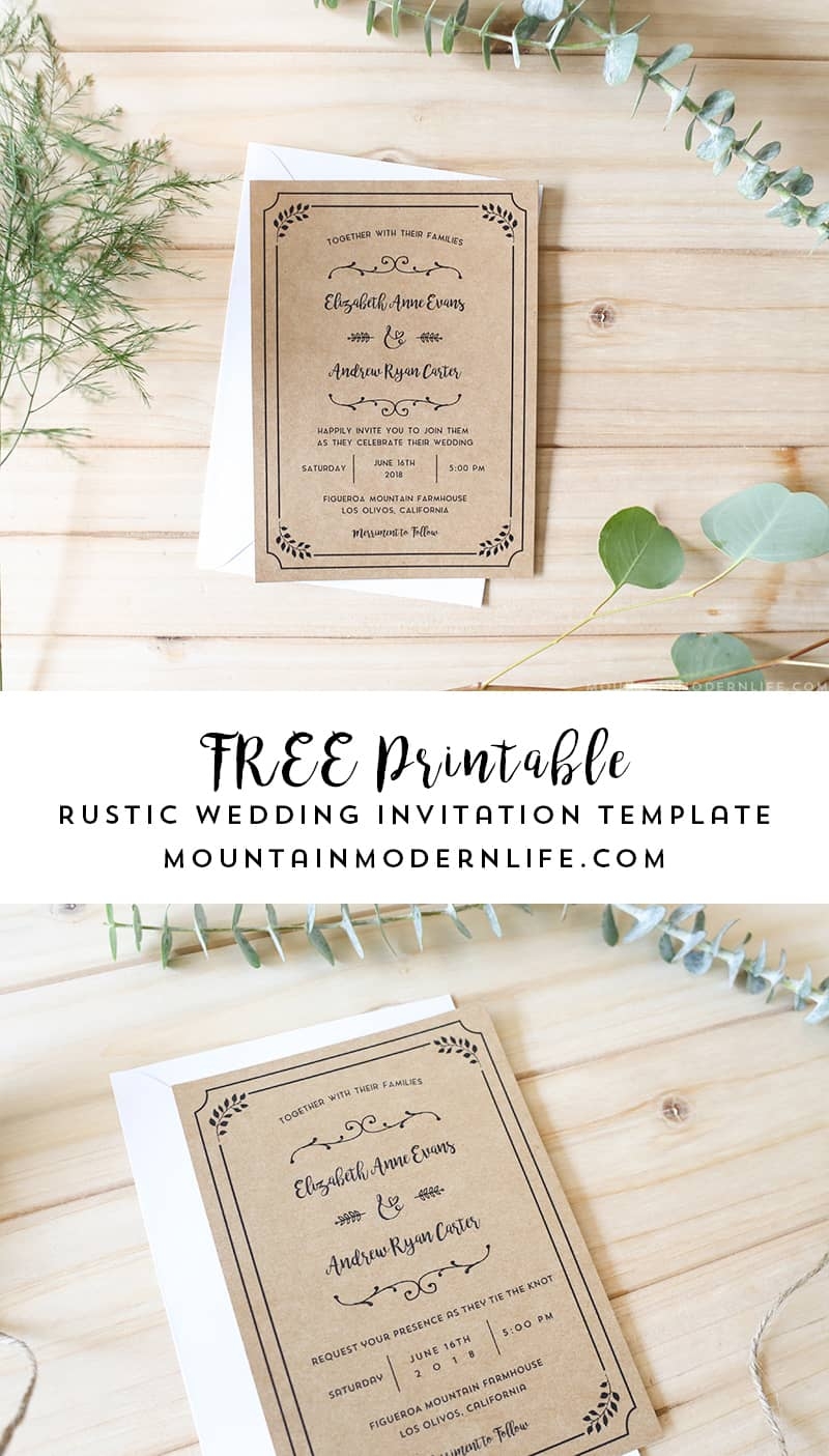 Free Printable Wedding Announcement Templates Free Printable Wedding Announcement Templates