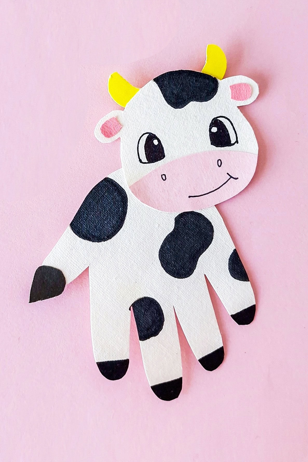 Printable Cow Craft Template