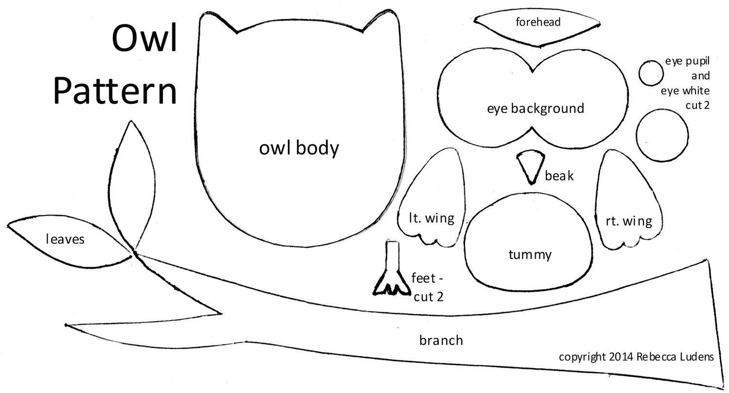 Printable Template Of An Owl Printable Template Of An Owl