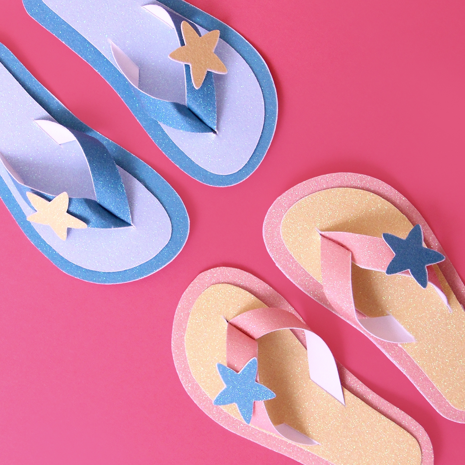 Paper Flip Flops Free Printable Download From PrintWorks