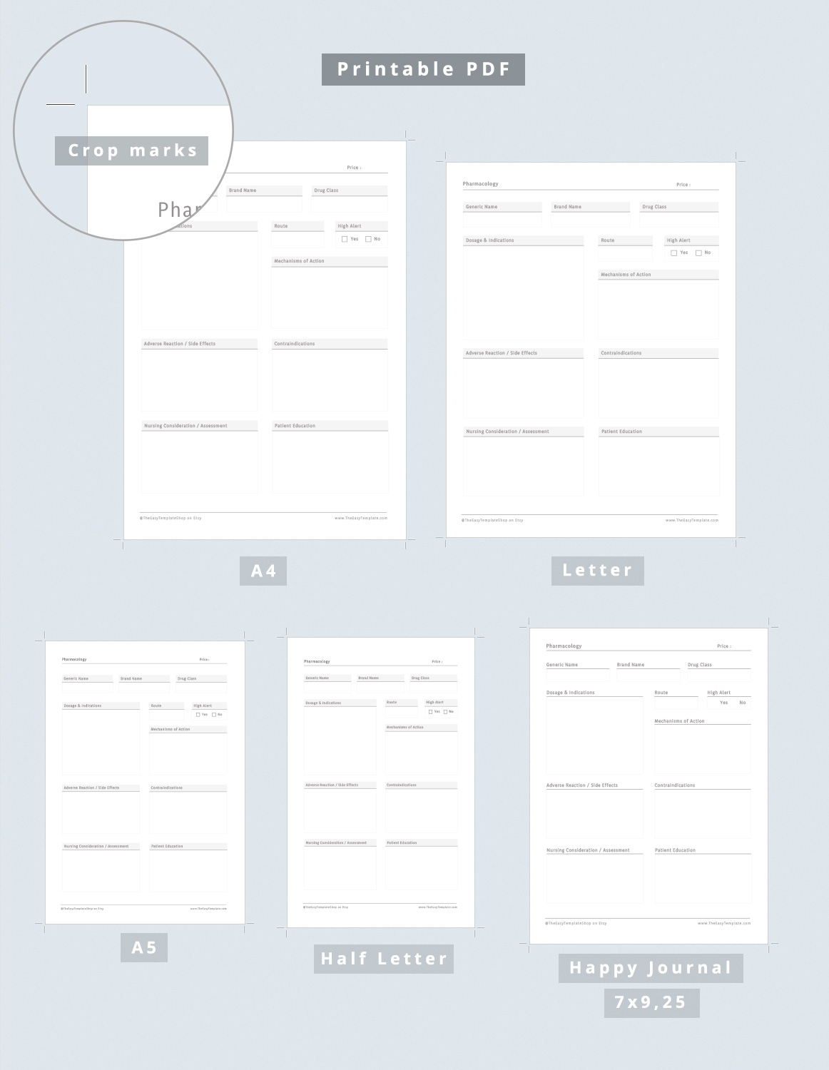 Pharmacology Printable Template For Nurses The Easy Template Pharmacology Printable Template For Nurses The Easy Template