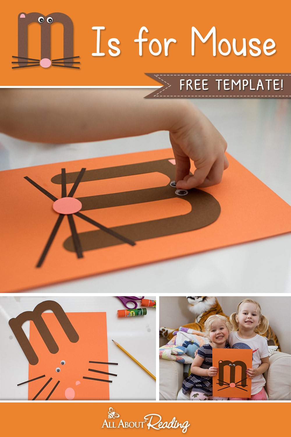 Printable Letter M Craft M Is For Mouse
