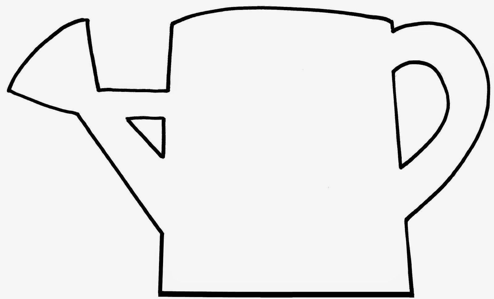 Watering Can Template Printable