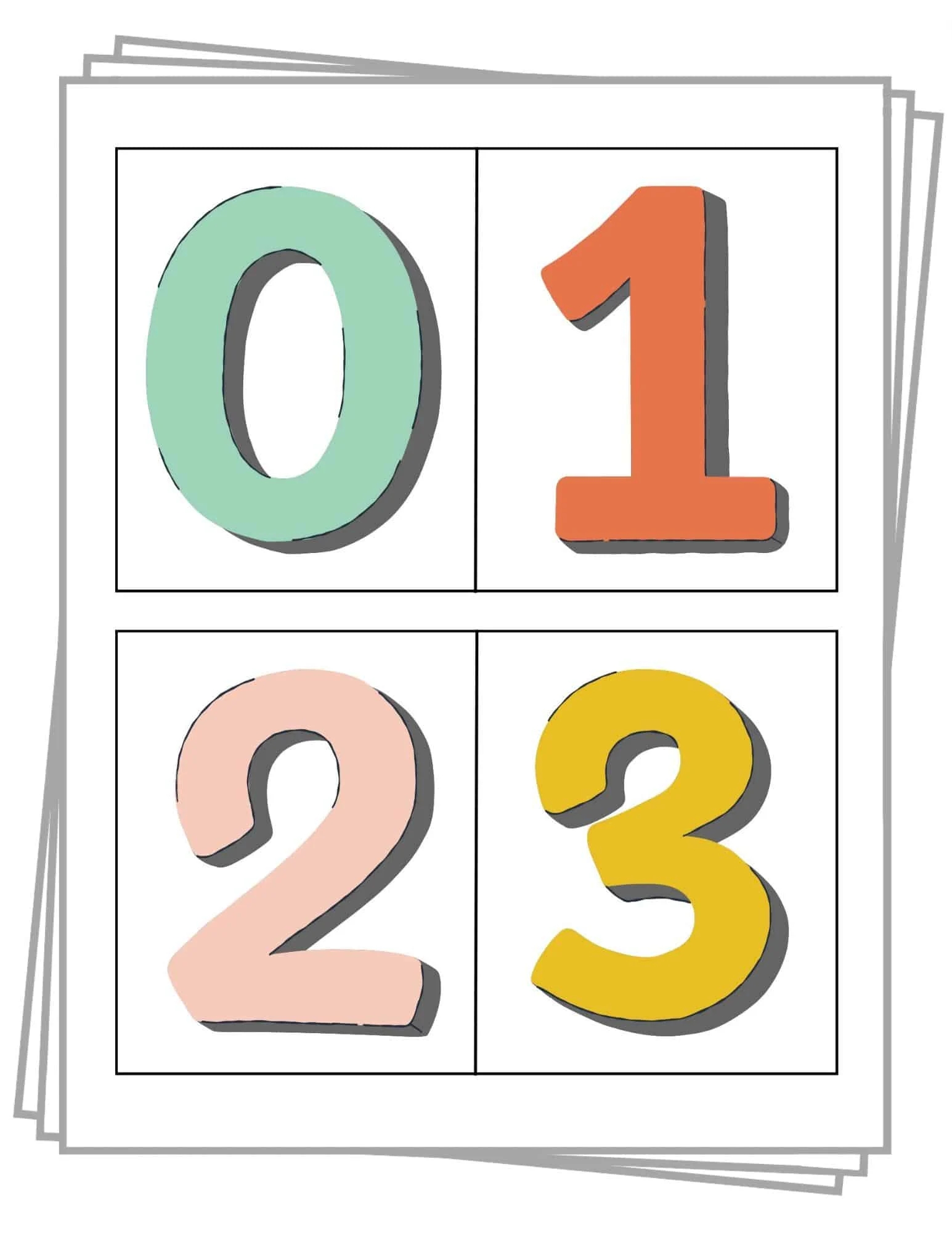 0 10 Printable Numbers Free Templates In All Sizes 