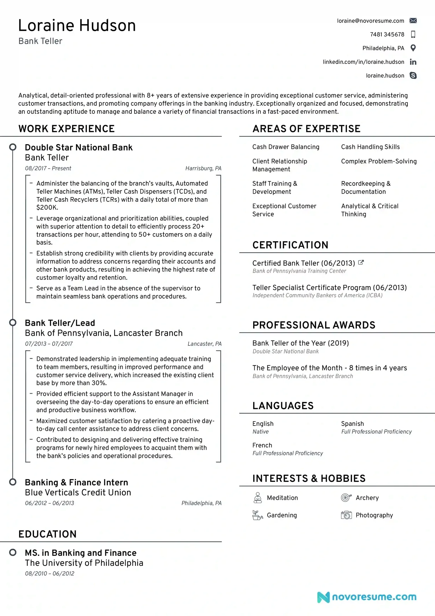 10 Blank Resume Templates You Can Use Today Download 