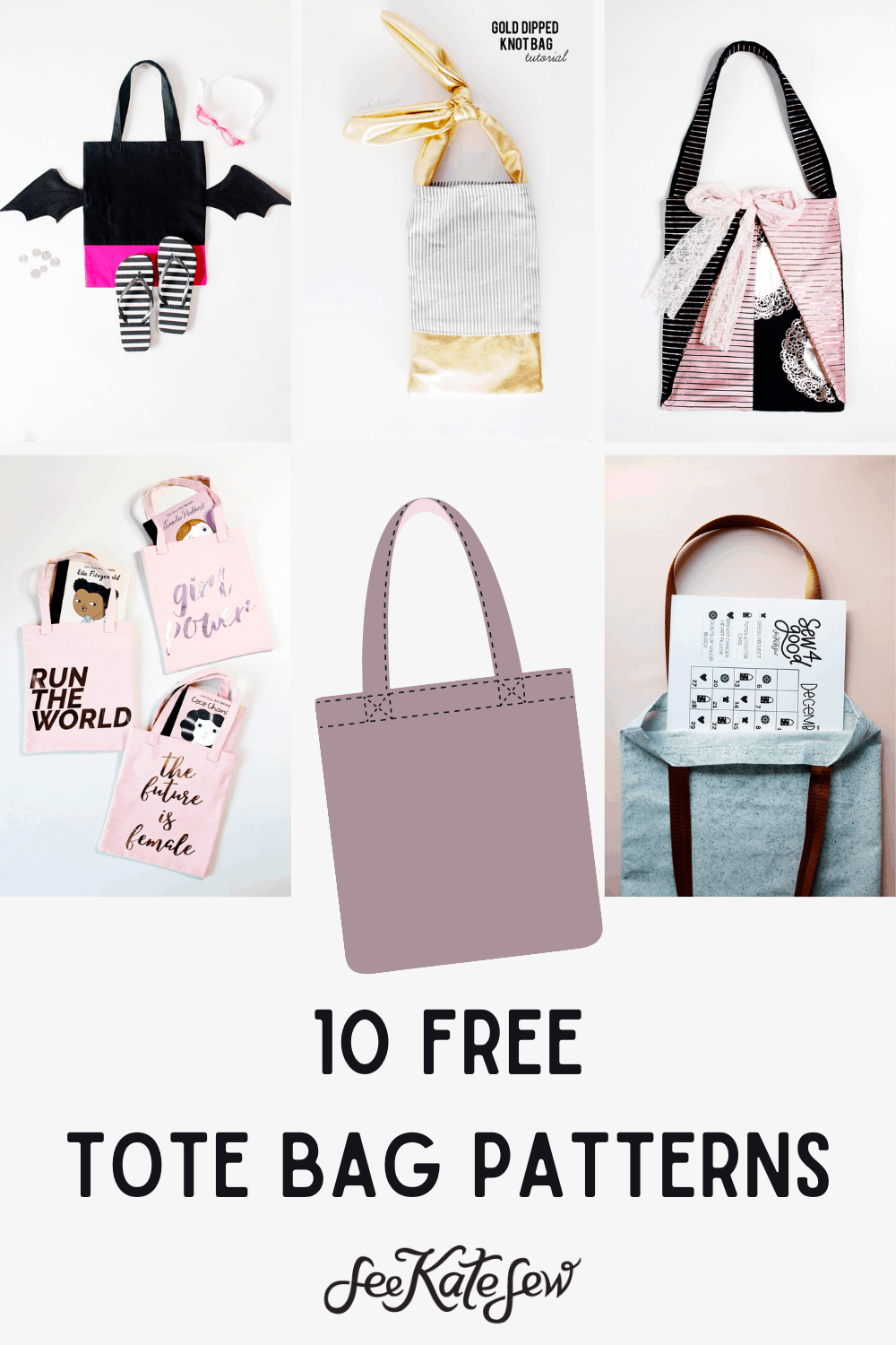 Printable Tote Bag Pattern Template