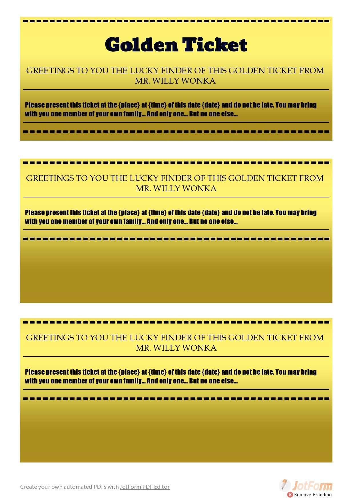 Free Printable Wonka Golden Ticket Template Free Printable Wonka Golden Ticket Template