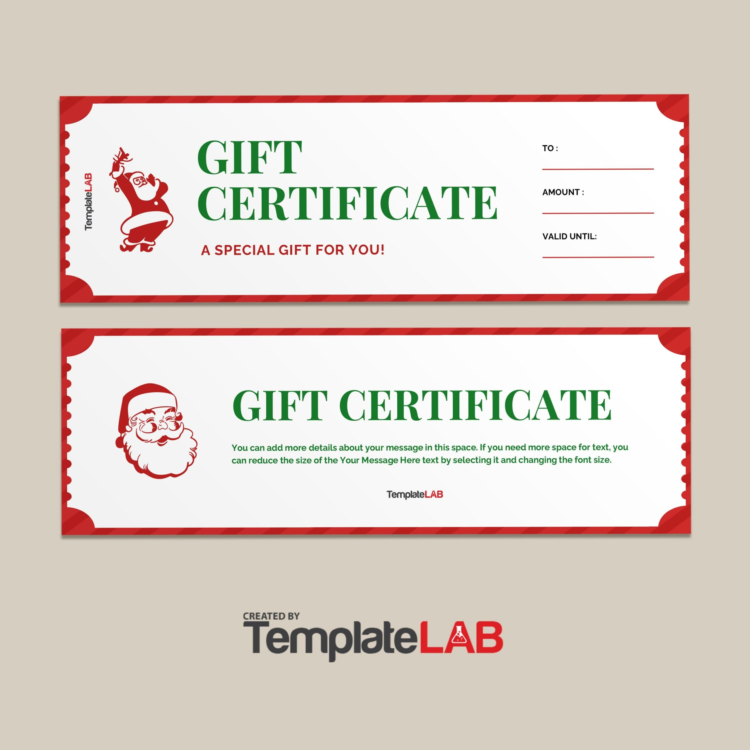 13 Free Christmas Gift Certificate Templates Word PDF TemplateLab 13 Free Christmas Gift Certificate Templates Word PDF TemplateLab