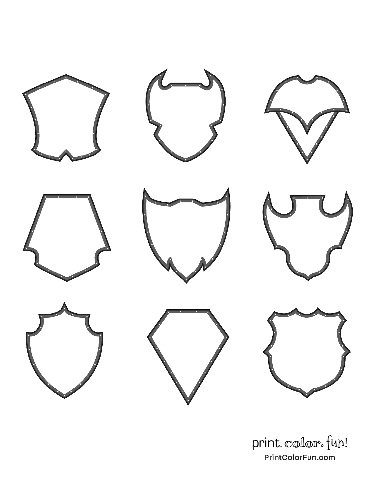 Coat Of Arms Printable Template Coat Of Arms Printable Template