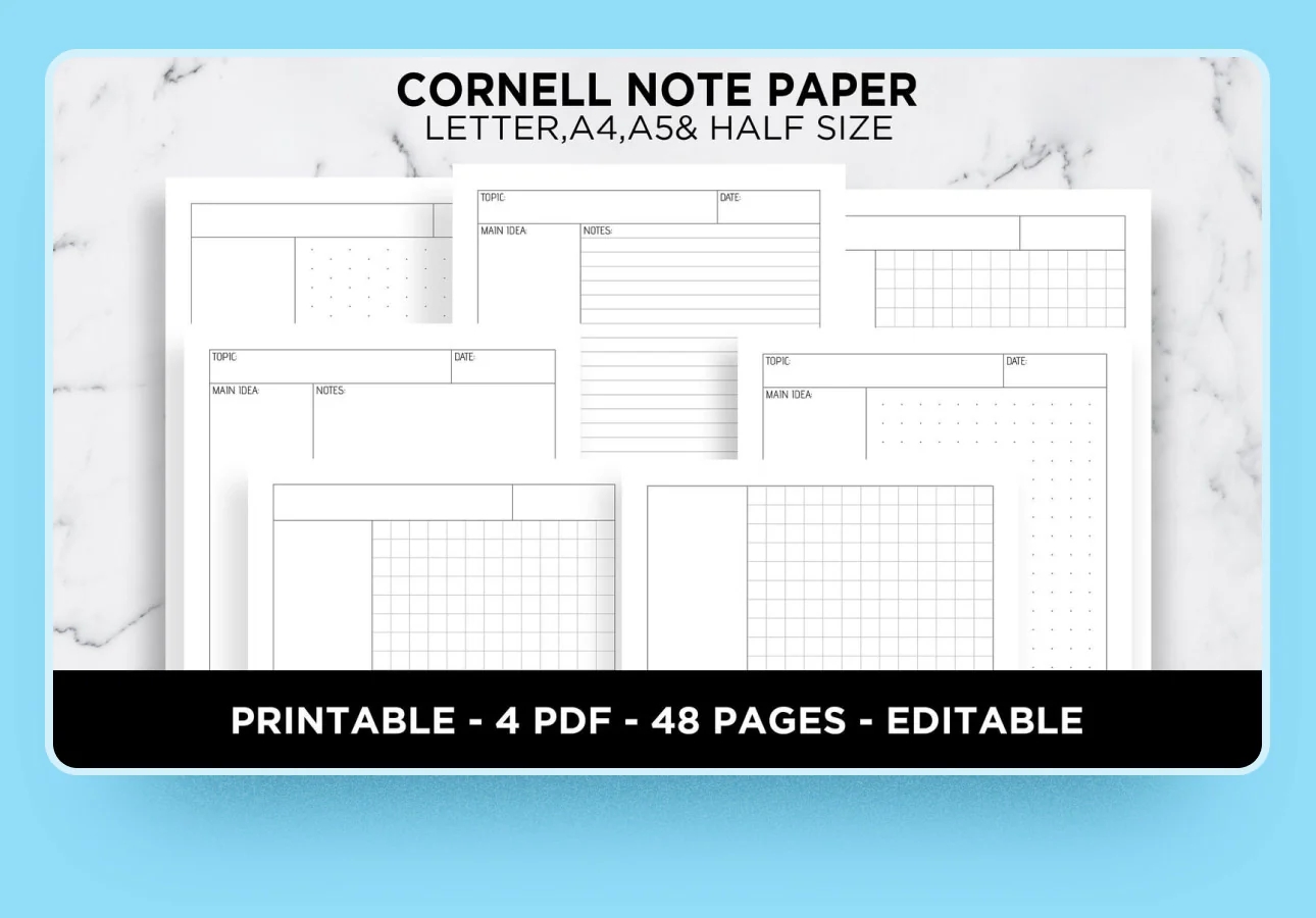 19 Best Notetaking Template Packs For College Students Paperlike