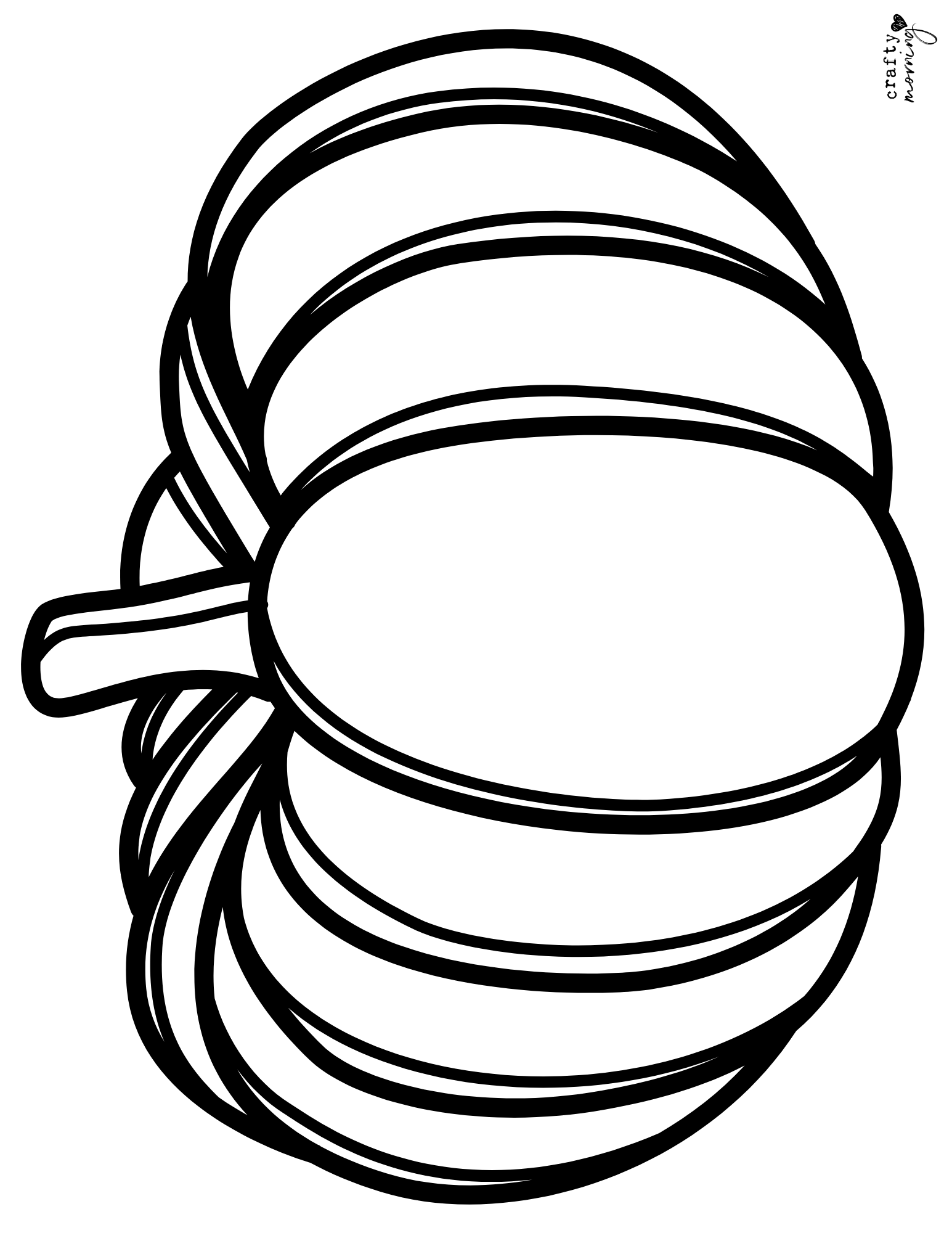 20 Free Pumpkin Outline Printables Crafty Morning