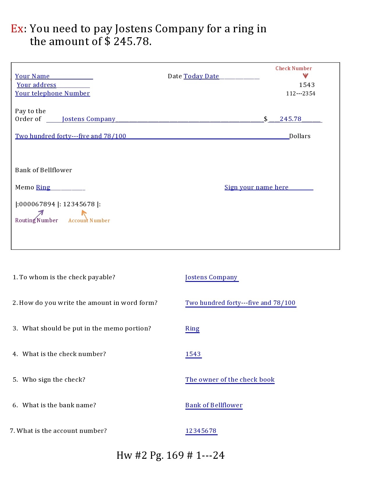 Fake Downloadable Printable Fillable Blank Check Template