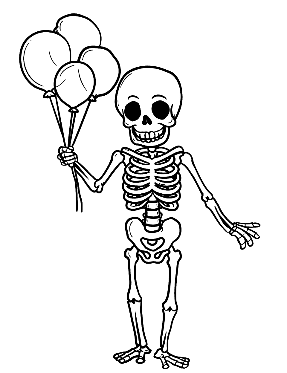 Printable Skeleton Template