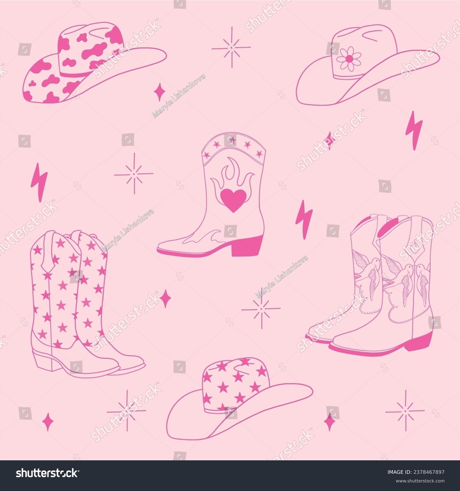 3 Thousand Cowboy Boot Outline Royalty Free Images Stock Photos Pictures Shutterstock