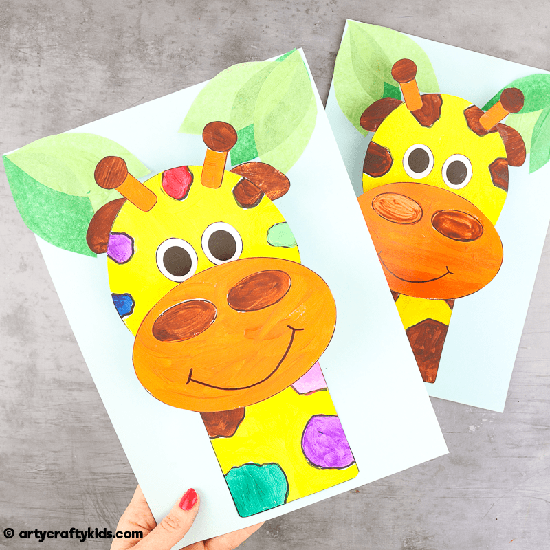 Printable Giraffe Craft Template