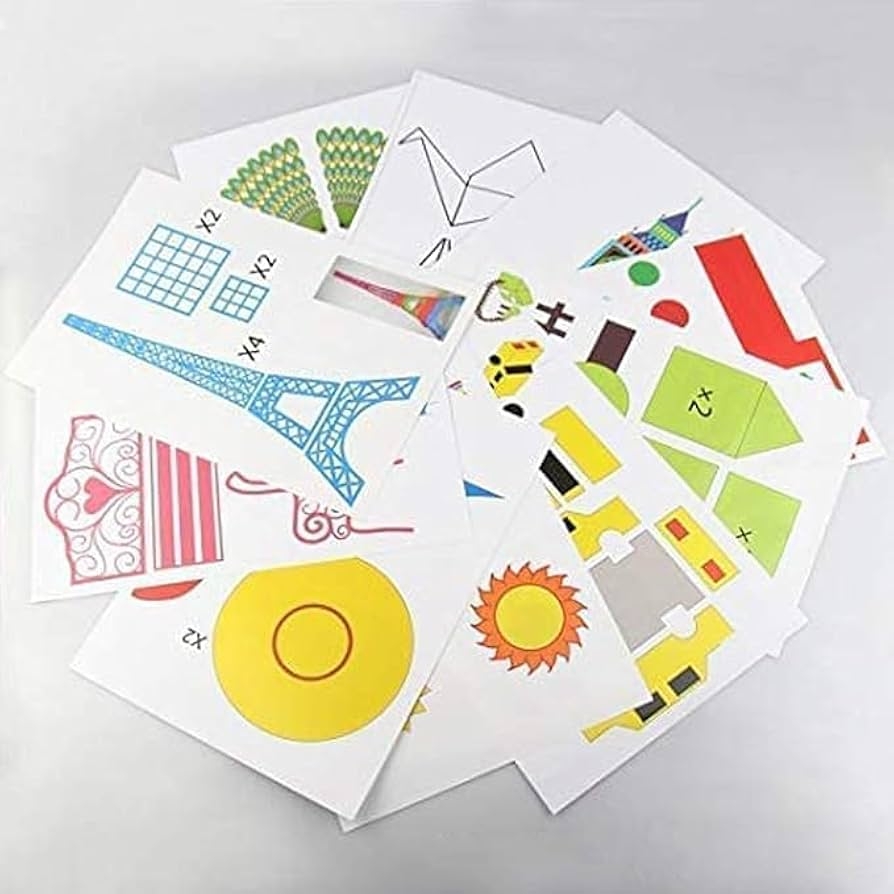 3D Pen Template 3D Printable Pen Template 3D Drawing Template 3D Drawing Book 3D Printer Drawing Shapes 3D Printer Pen Drawing Template Transparent PVC Drawing Template Amazon de Home Kitchen