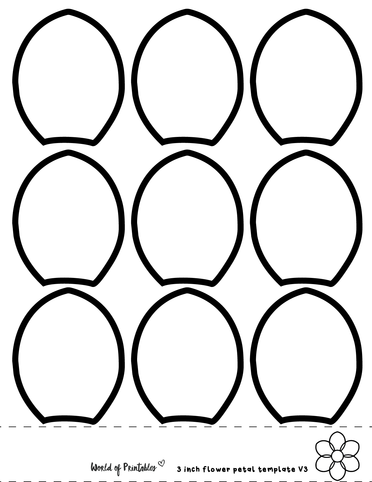 40 Flower Petal Templates World Of Printables 40 Flower Petal Templates World Of Printables