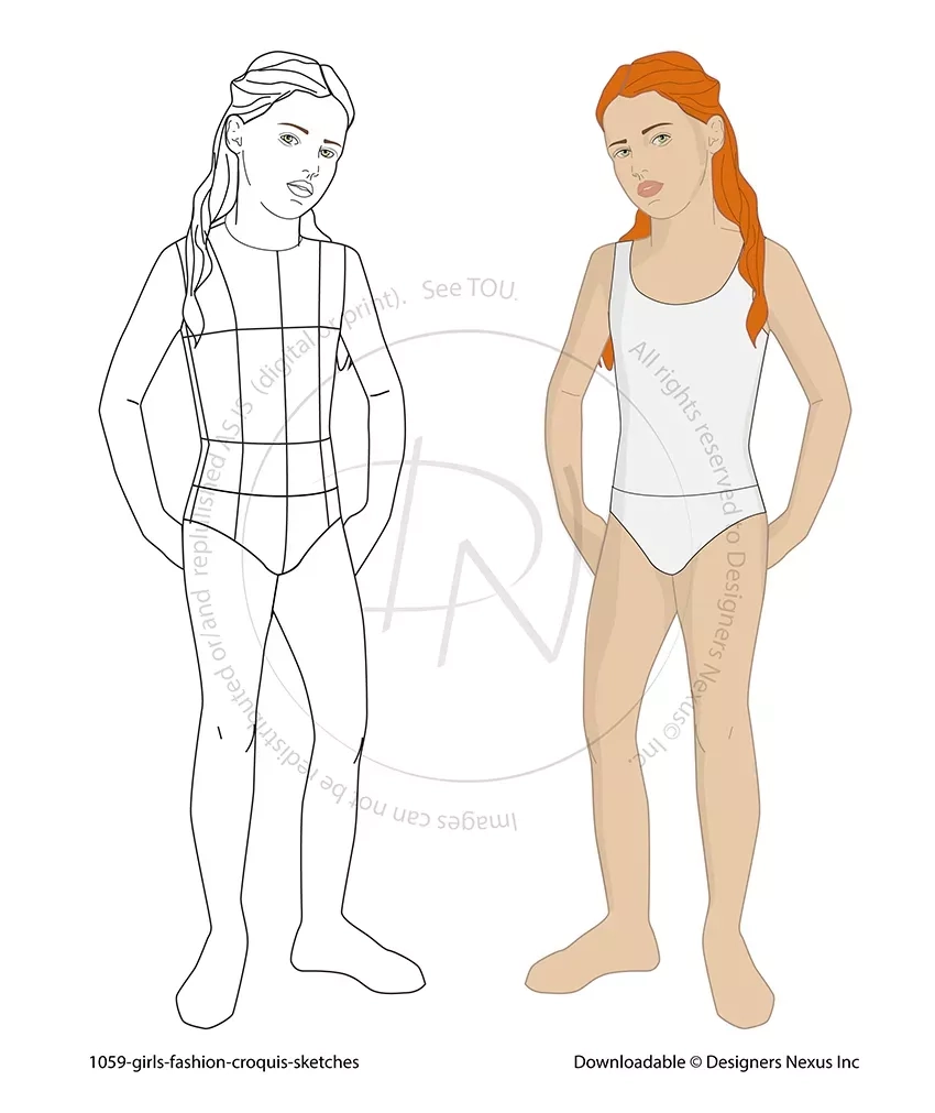Printable Blank Fashion Design Templates Printable Blank Fashion Design Templates
