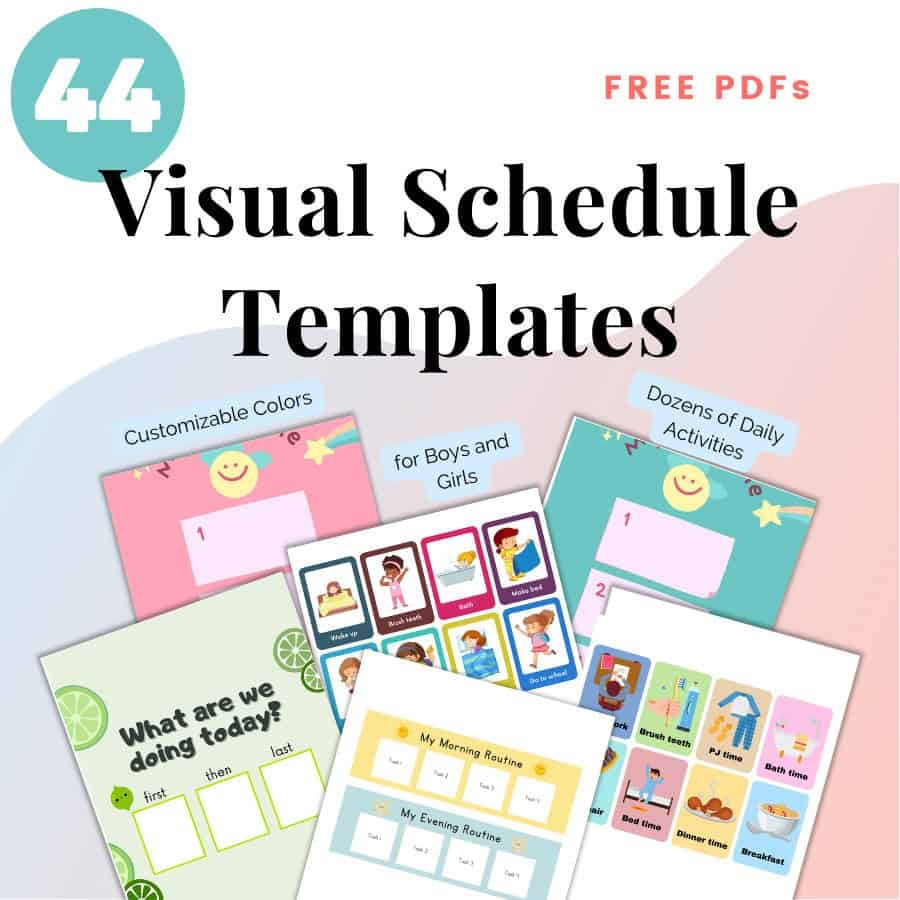 Printable Visual Schedule Template