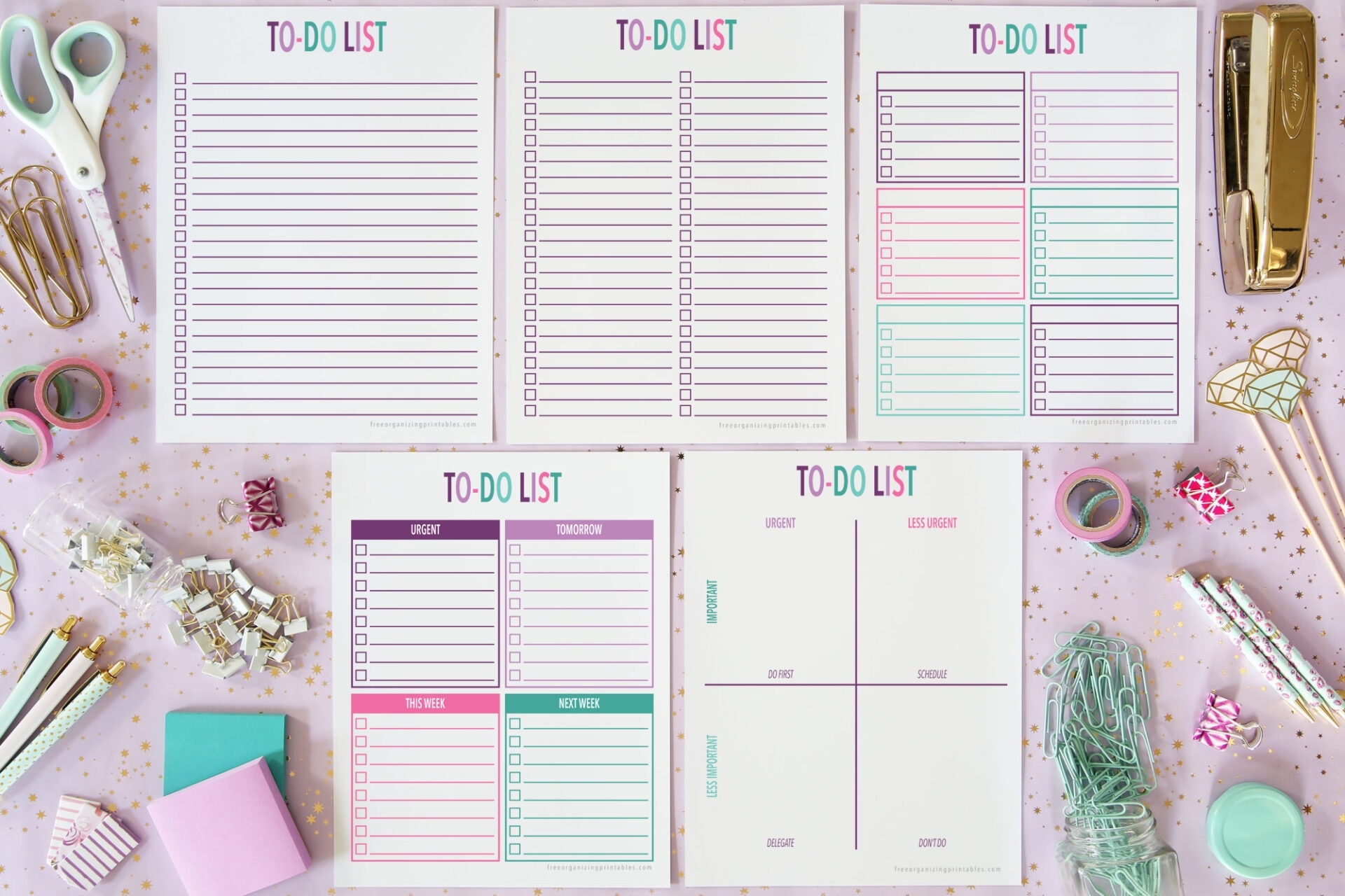 To Do Template Printable
