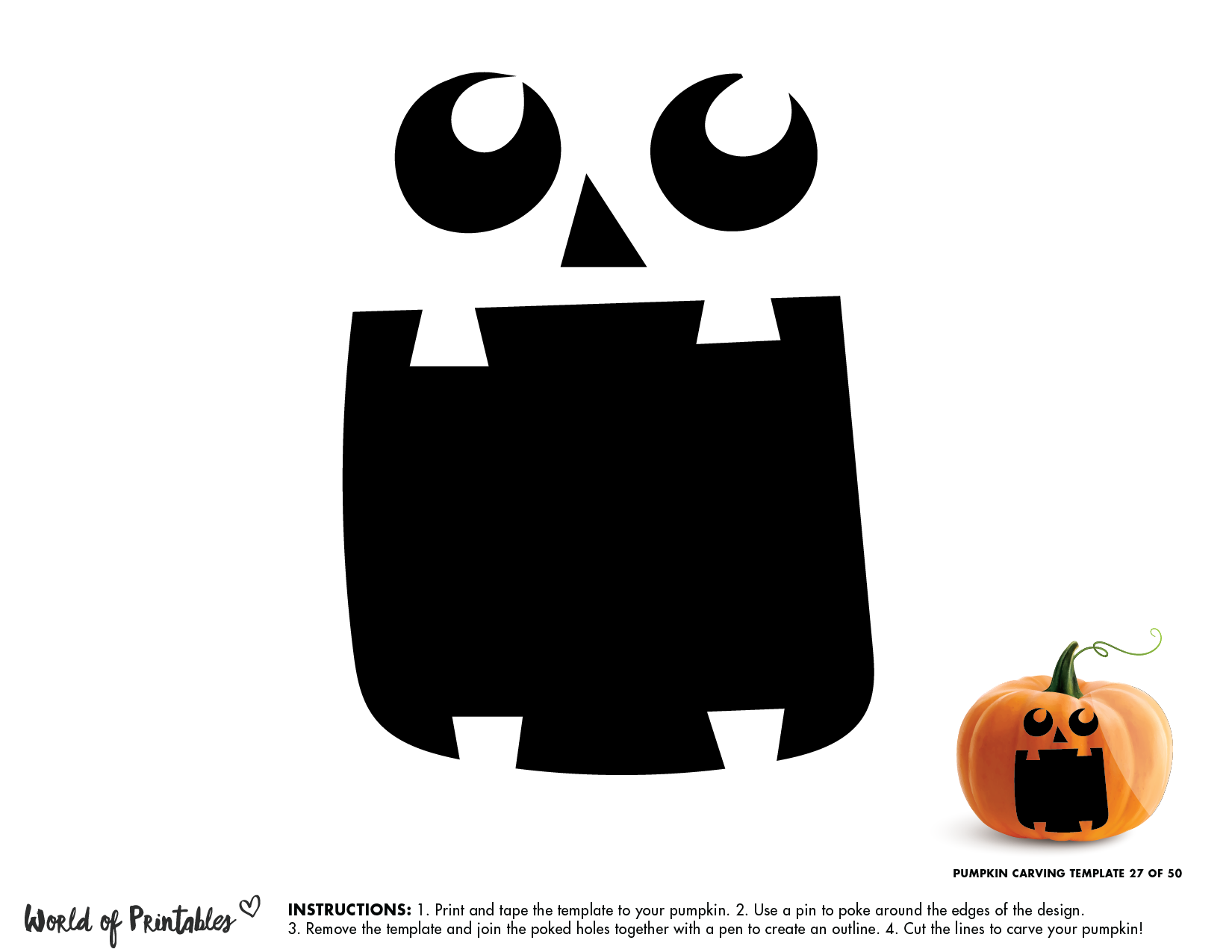 Easy Pumpkin Carving Templates Free Printable Easy Pumpkin Carving Templates Free Printable