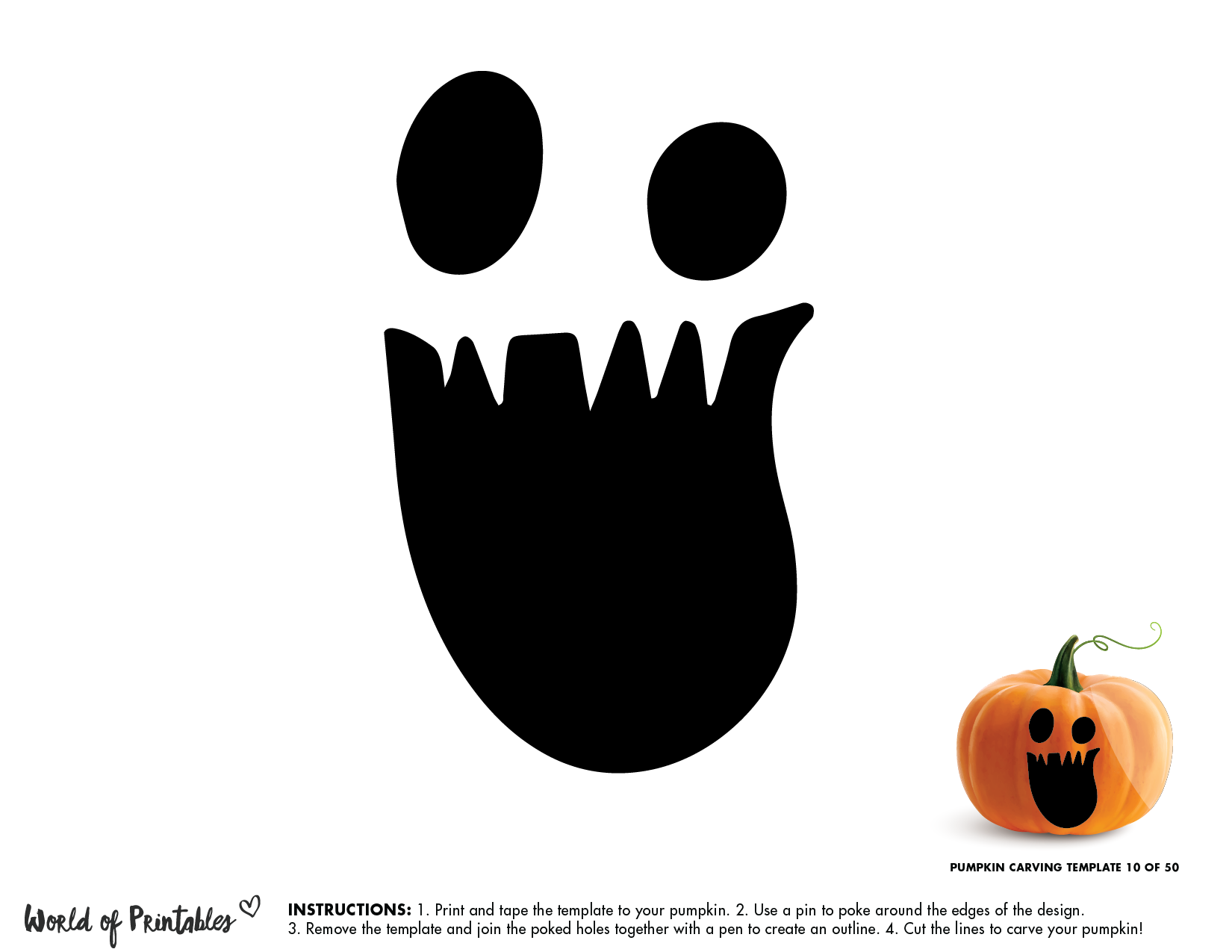 50 Easy Pumpkin Carving Stencils The Ultimate Guide To Pumpkin Carving
