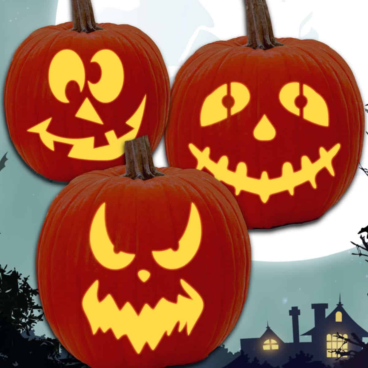 Free Printable Jack O Lantern Face Template