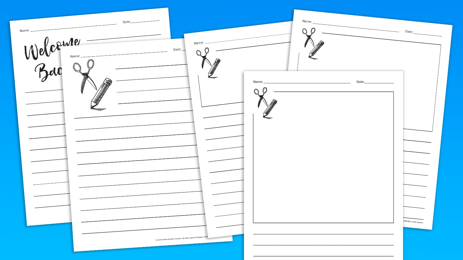 Letter Writing Template Printable