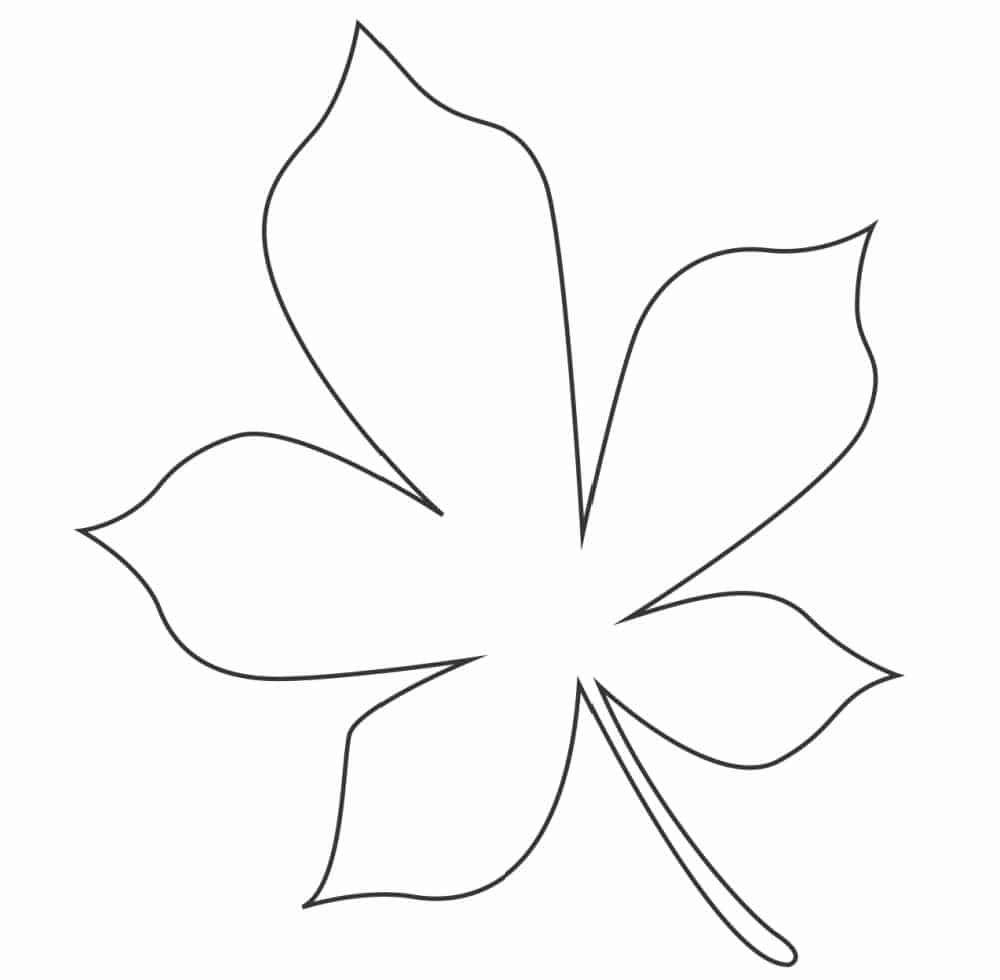 Autumn Leaf Template Free Printables