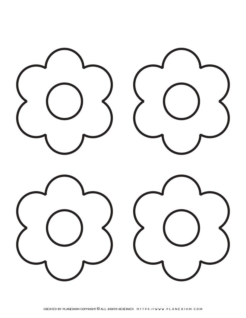 Printable Flower Templates