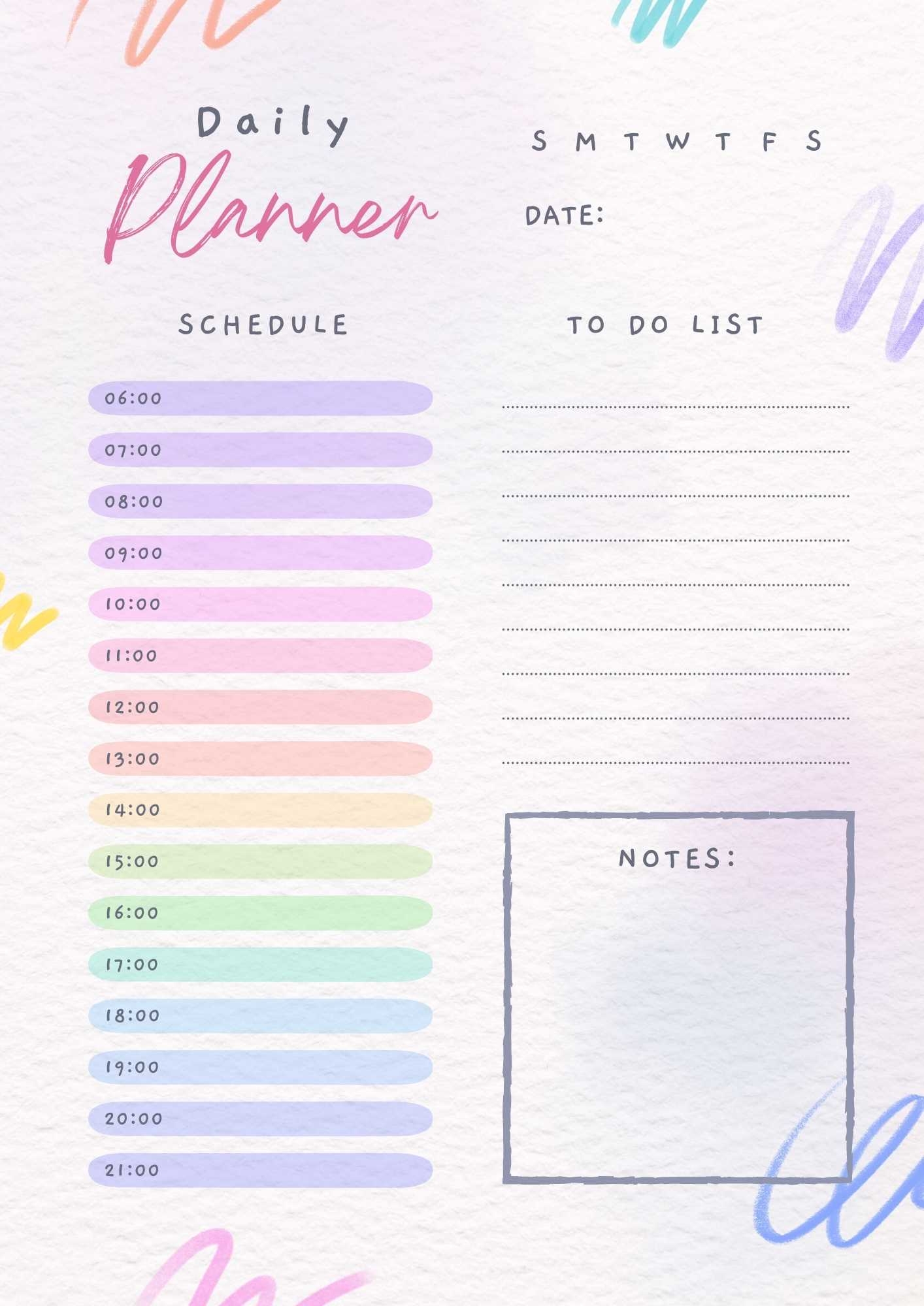 7 Best Daily Calendars By The Hour FREE Printable Templates Milwaukee With Kids