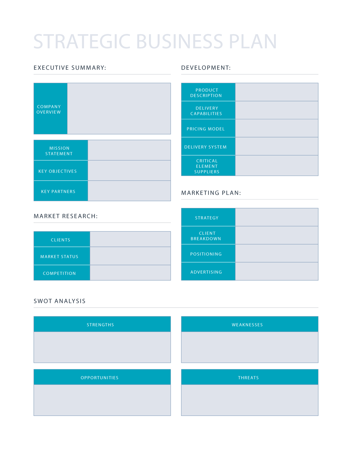 8 Free Business Plans PDF Templates Examples HubSpot