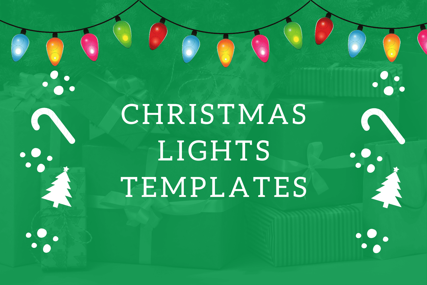 Free Printable Christmas Light Bulb Template