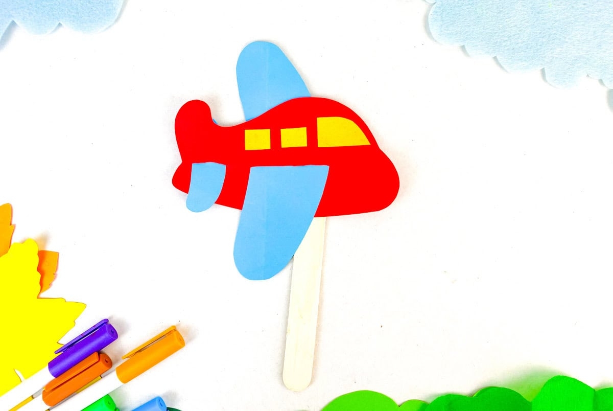Airplane Template Printable