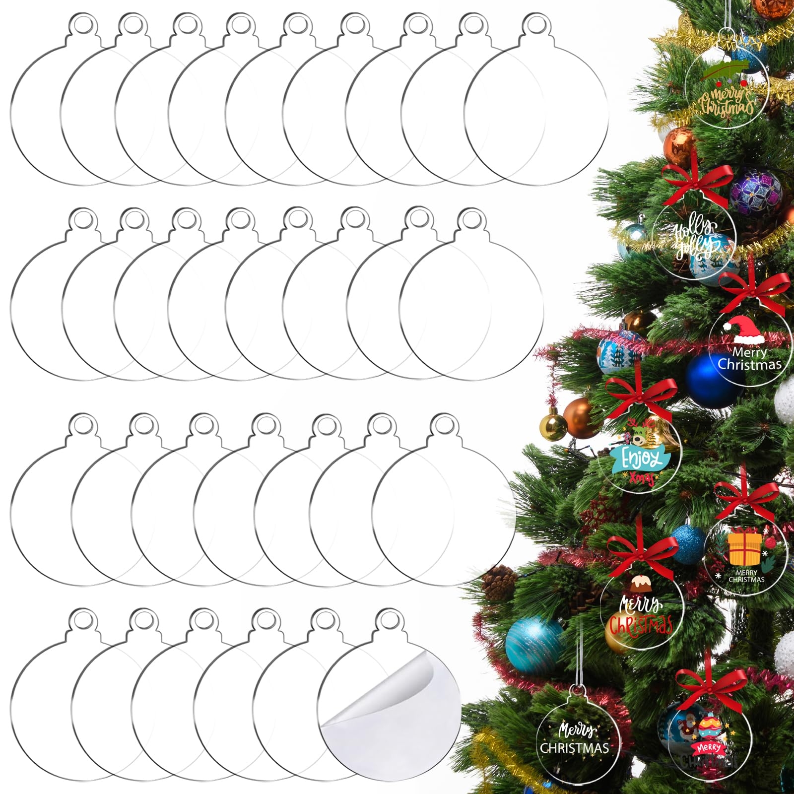Printable Templates Christmas Tree Ornaments