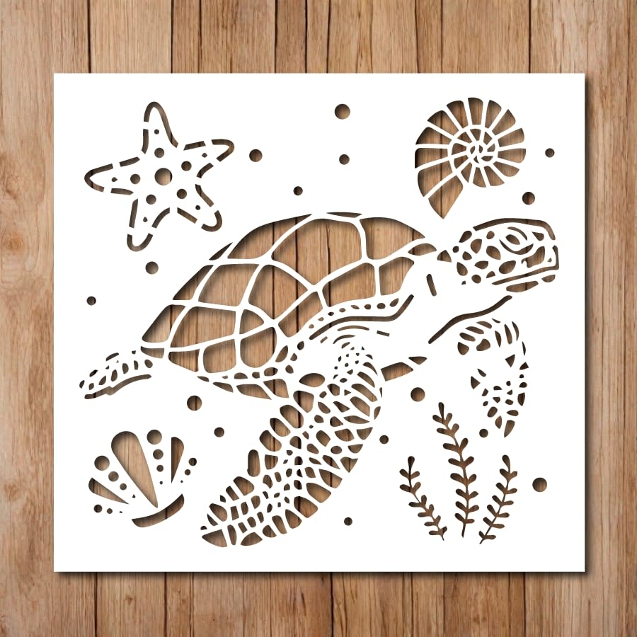 Printable Sea Turtle Template